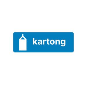 etikett for kartong produsert av røros produkter