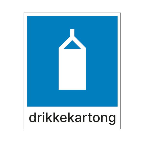etikett for drikkekartong produsert av røros produkter