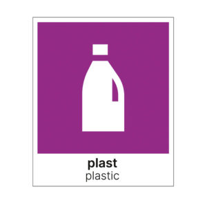 Etikett - Plastavfall